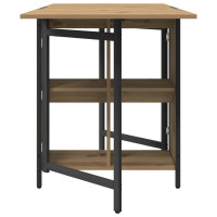 Produktbild för Matbord 144 x 60 x 75 cm Konstruerat trä Artisan-ek Rektangulär