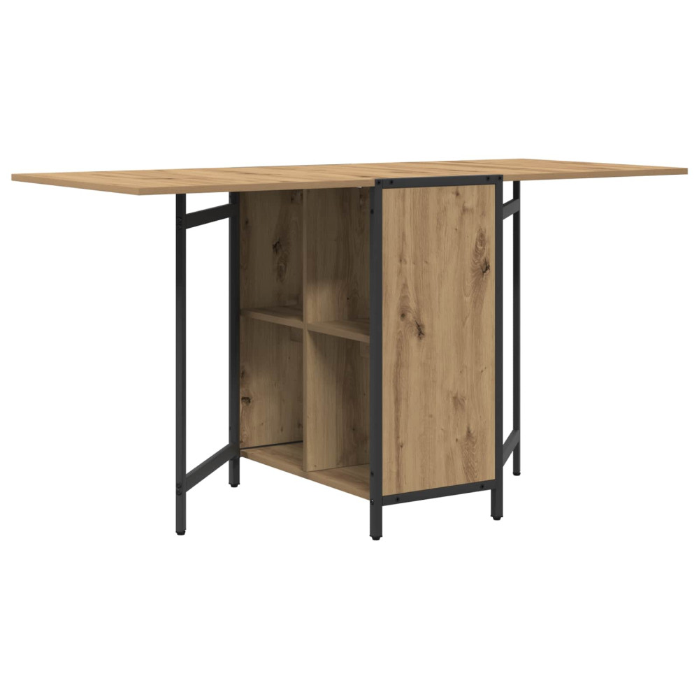 Produktbild för Matbord 144 x 60 x 75 cm Konstruerat trä Artisan-ek Rektangulär