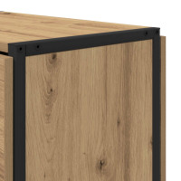 Produktbild för Matbord 144 x 60 x 75 cm Konstruerat trä Artisan-ek Rektangulär