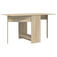 Produktbild för Matbord 138 x 70 x 73,5 cm Konstruerat trä Sonoma-ek