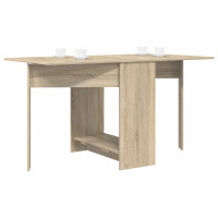 Produktbild för Matbord 138 x 70 x 73,5 cm Konstruerat trä Sonoma-ek