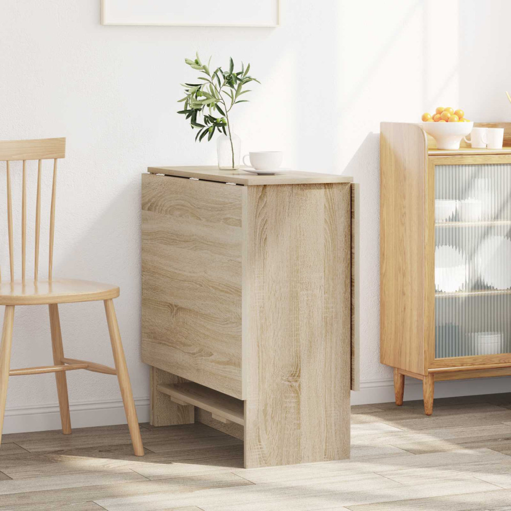Produktbild för Matbord 138 x 70 x 73,5 cm Konstruerat trä Sonoma-ek
