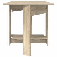 Produktbild för Matbord 138 x 70 x 73,5 cm Konstruerat trä Sonoma-ek