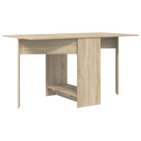 Produktbild för Matbord 138 x 70 x 73,5 cm Konstruerat trä Sonoma-ek