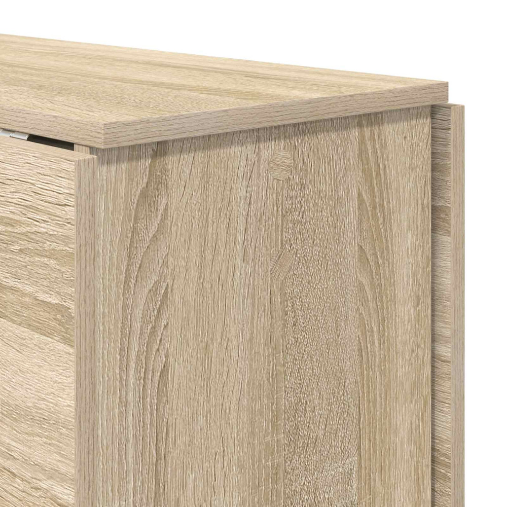 Produktbild för Matbord 138 x 70 x 73,5 cm Konstruerat trä Sonoma-ek