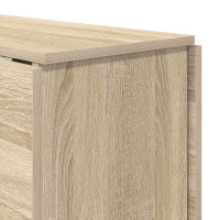 Produktbild för Matbord 138 x 70 x 73,5 cm Konstruerat trä Sonoma-ek