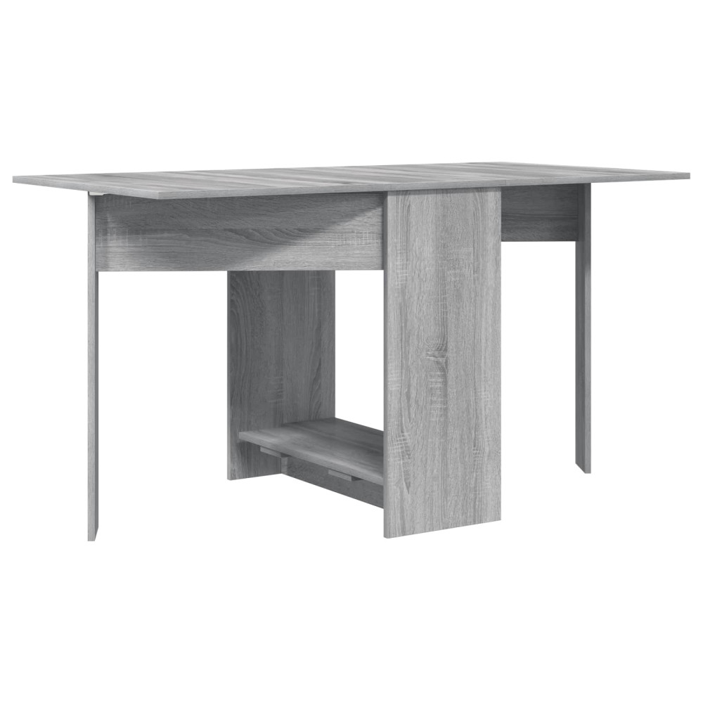 Produktbild för Matbord 138 x 70 x 73,5 cm Konstruerat trä Grå Sonoma