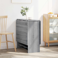 Produktbild för Matbord 138 x 70 x 73,5 cm Konstruerat trä Grå Sonoma