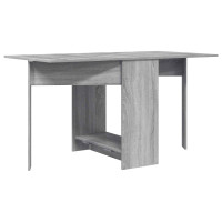 Produktbild för Matbord 138 x 70 x 73,5 cm Konstruerat trä Grå Sonoma