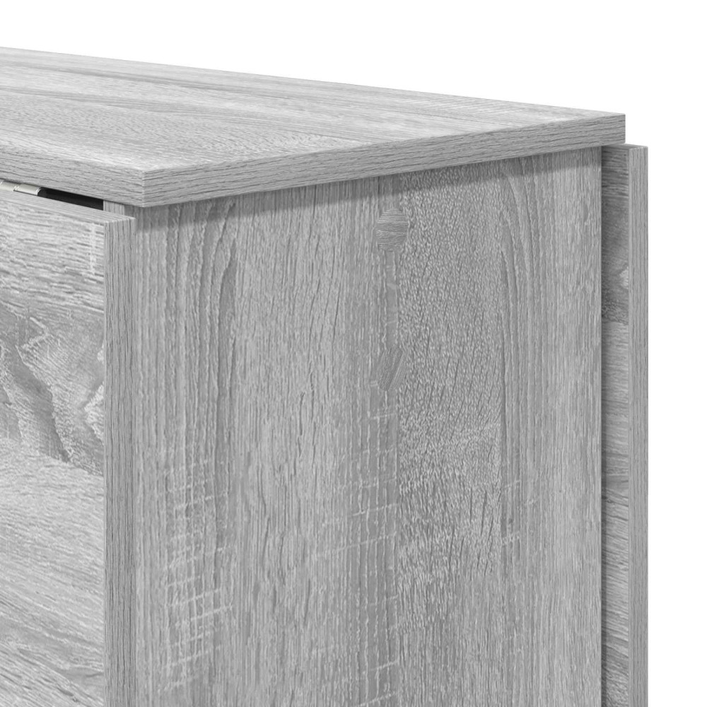 Produktbild för Matbord 138 x 70 x 73,5 cm Konstruerat trä Grå Sonoma
