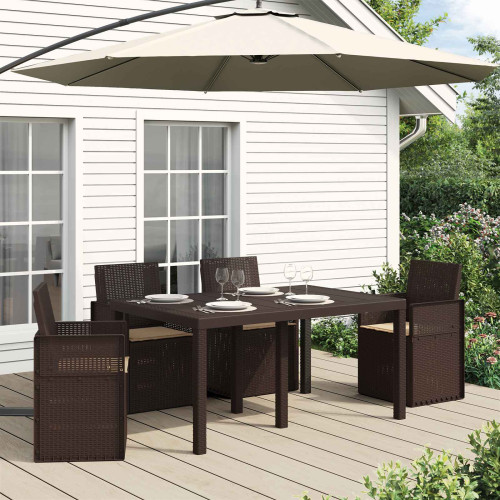 vidaXL Sittkuddar 4 pcs Taupe 47 x 36 x 2 cm Polyester