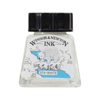 Produktbild för Winsor &amp Newton Winsor &amp Newton Teckningsbläck Vit 14m...