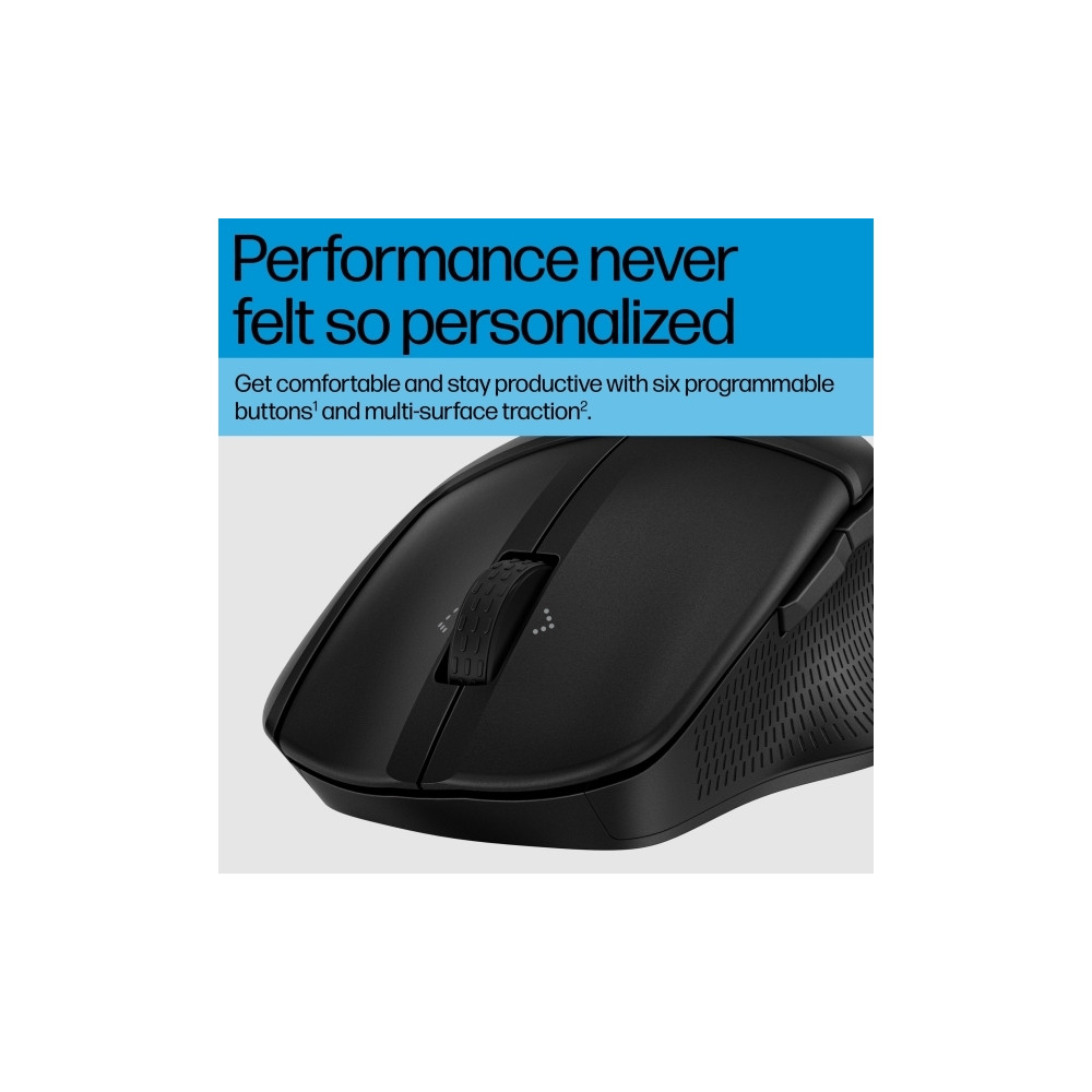 Produktbild för HP 480 - mus - komfort, fullstorlek - Bluetooth 5.3 - svart