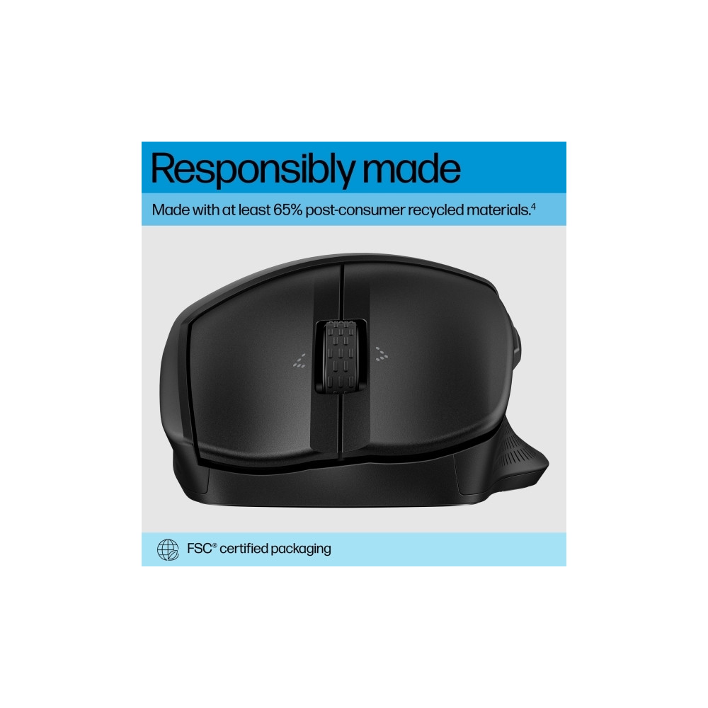 Produktbild för HP 480 - mus - komfort, fullstorlek - Bluetooth 5.3 - svart