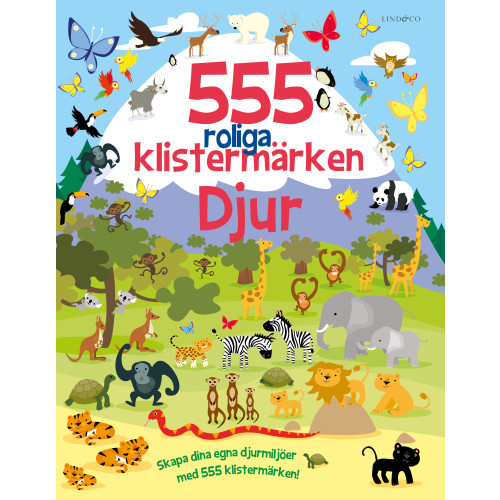 Susan Mayes 555 roliga klistermärken. Djur (häftad)