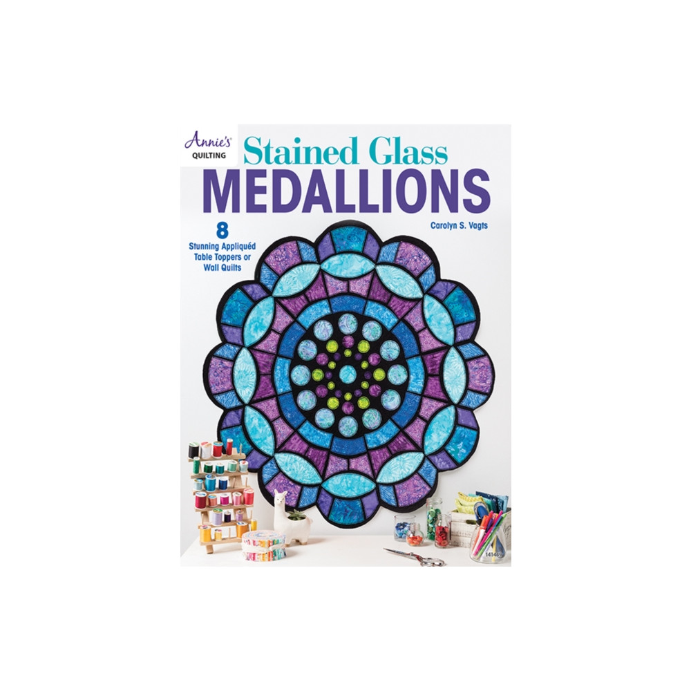 Produktbild för Stained Glass Medallions (häftad, eng)