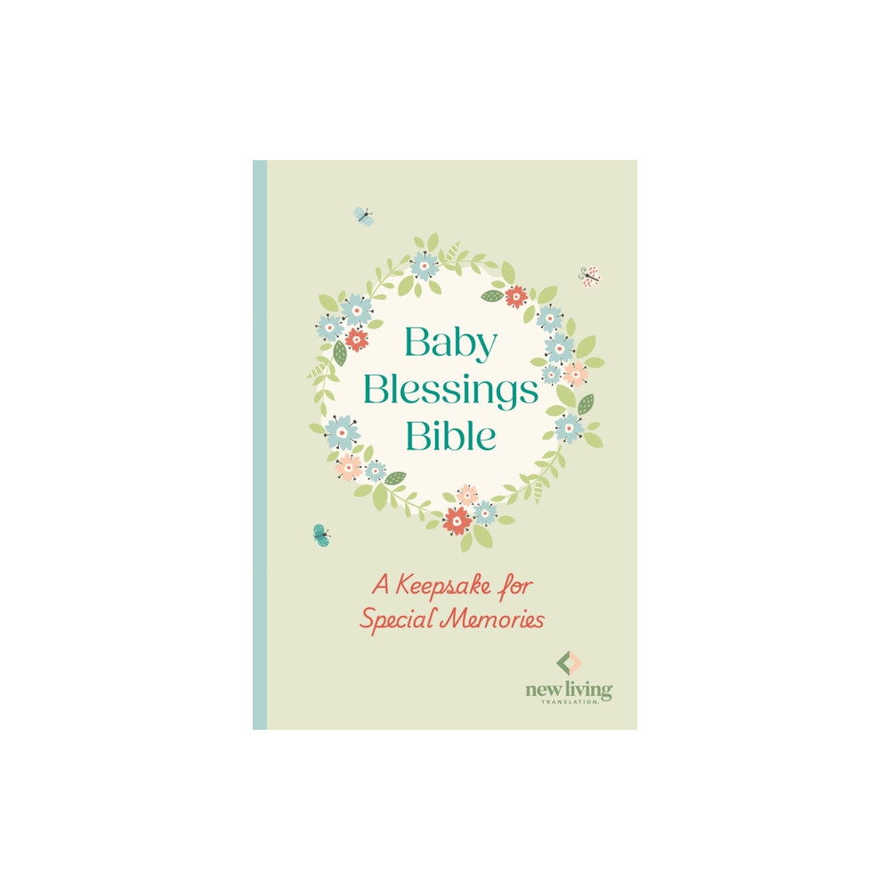 Produktbild för NLT Baby Blessings Bible, Keepsake Edition, Baby Green Cloth-Bound, Memory Pages, Slipcase, NLT New Living Translation, Hardback, Standard size (inbunden, eng)