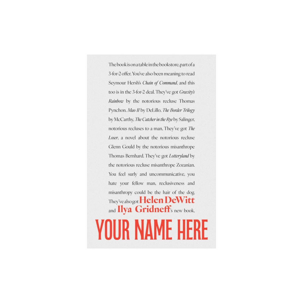 Produktbild för Your Name Here (häftad, eng)