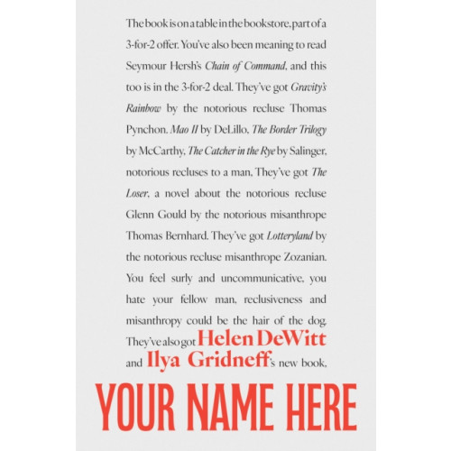 Dalkey Archive Press Your Name Here (häftad, eng)