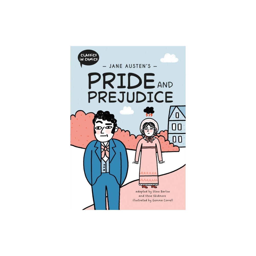Produktbild för Classics in Comics: Jane Austen's Pride and Prejudice (inbunden, eng)