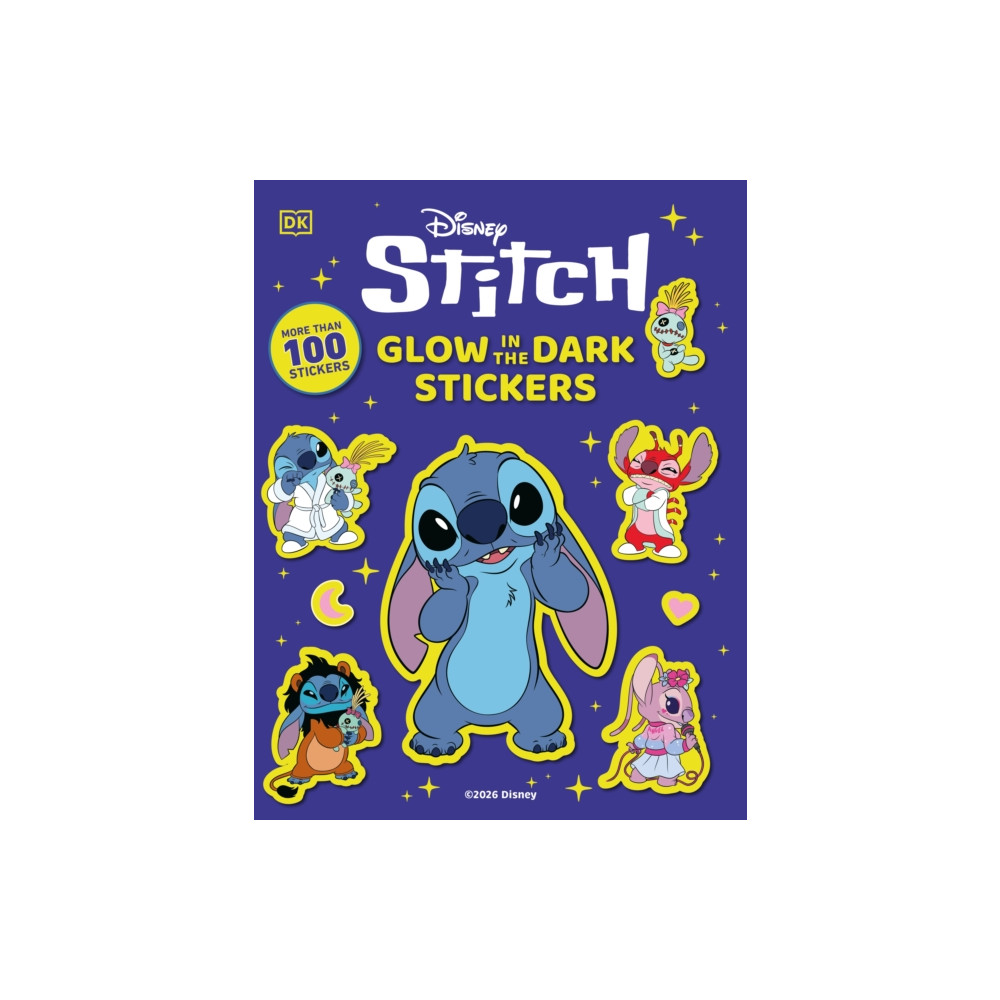 Produktbild för Disney Stitch Glow in the Dark Ultimate Sticker Book (häftad, eng)