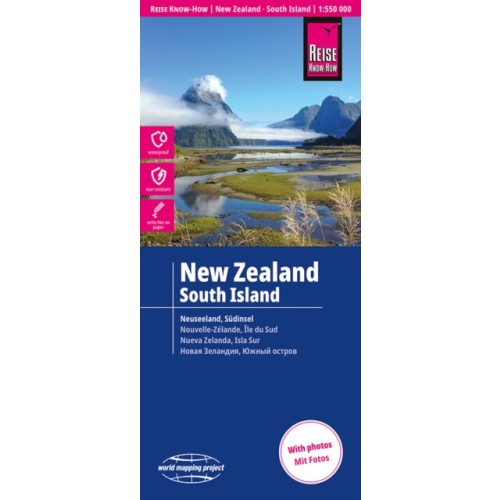 Reise Know-How Verlag Peter Rump GmbH New Zealand, South Island (1:550.000)