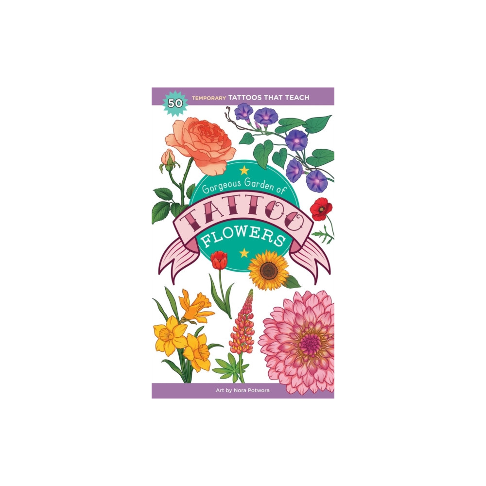 Produktbild för Gorgeous Garden of Tattoo Flowers (häftad, eng)