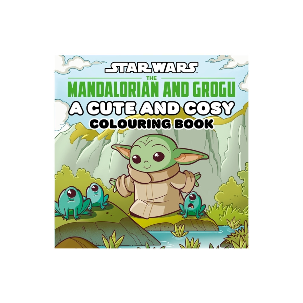 Produktbild för Star Wars The Mandalorian and Grogu: A Cute and Cosy Colouring Book (häftad, eng)