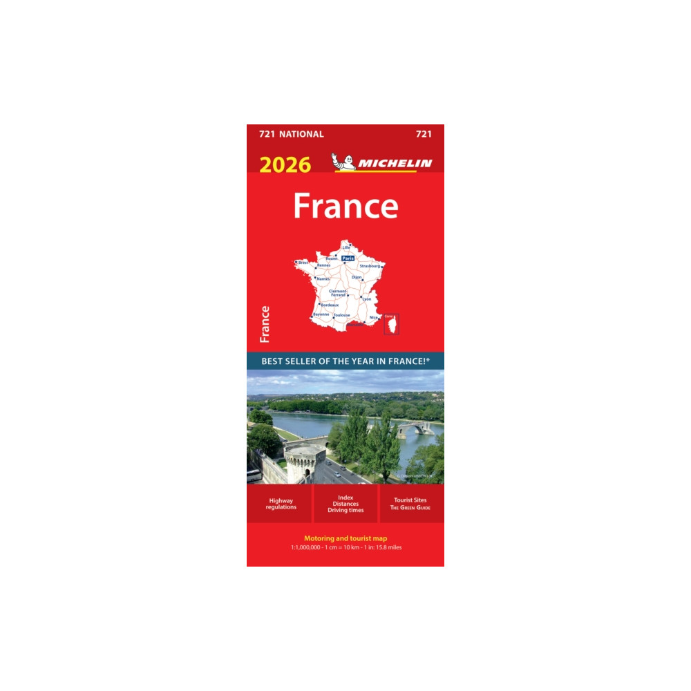 Produktbild för France 2026 - Michelin National Map 721