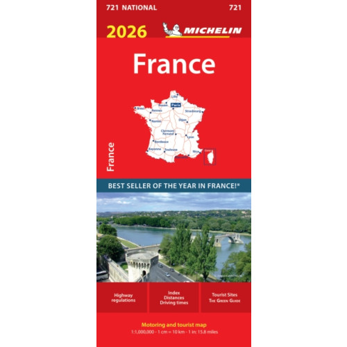 Michelin Editions Des Voyages France 2026 - Michelin National Map 721