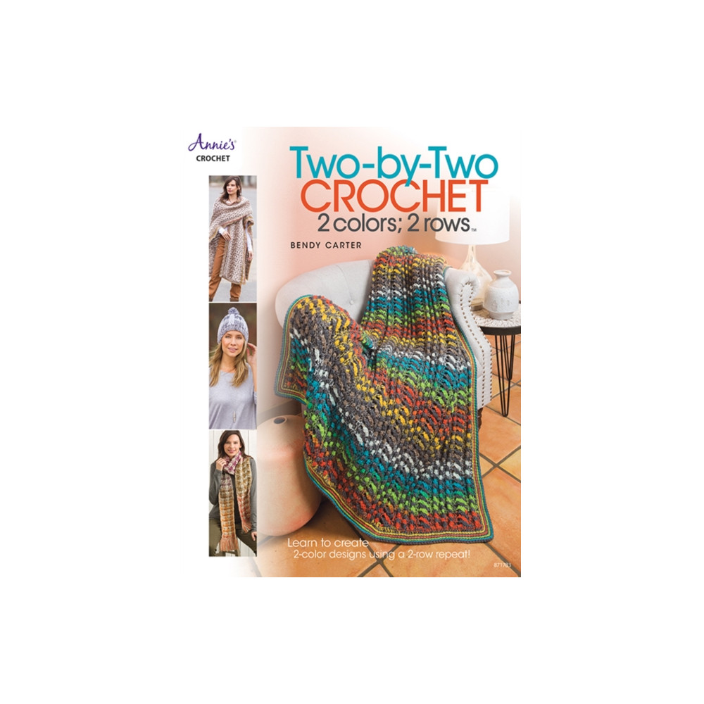 Produktbild för Two-by-Two Crochet: 2 colors; 2 rows (häftad, eng)