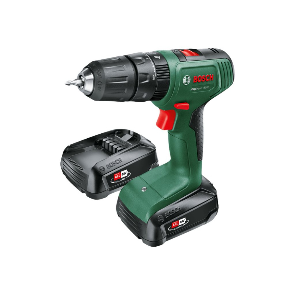Produktbild för Bosch EasyImpact 18V-40 - slagborr/skruvdragare - sladdlös - 2 hastigheter - inget batteri