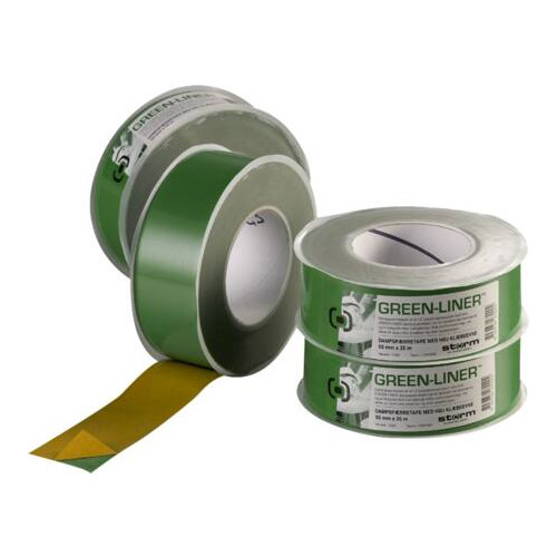 Solar Plus GREEN-LINER ångspärrtejp 50 mm x 25 m (flexibel, för permane...