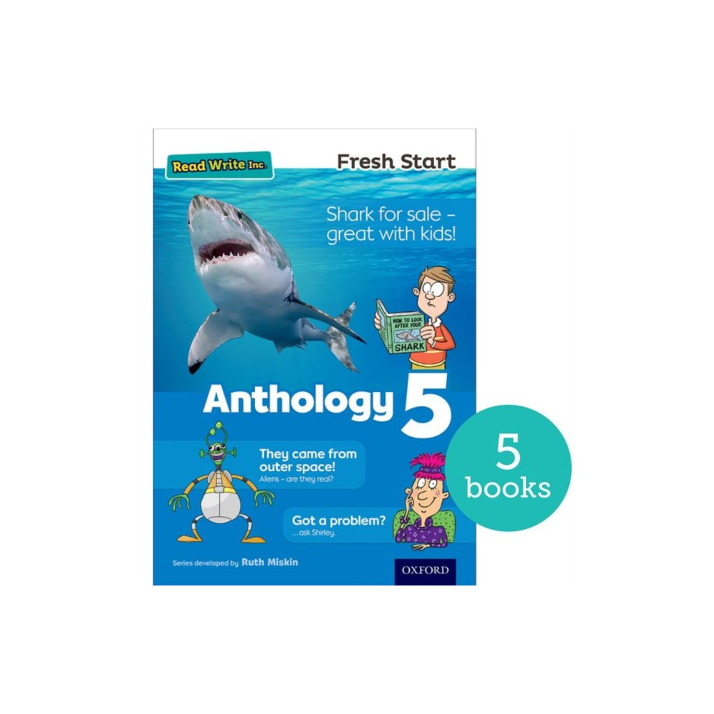 Produktbild för Read Write Inc. Fresh Start: Anthology 5 - Pack of 5 (häftad, eng)