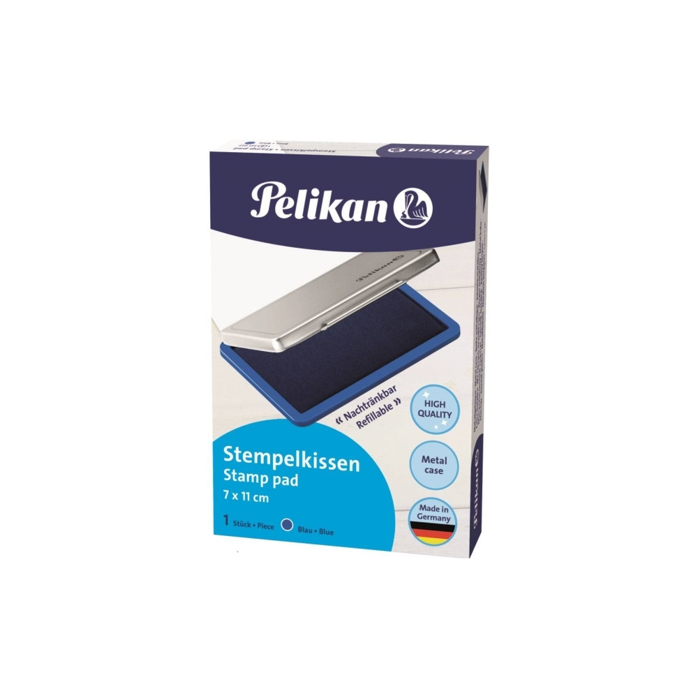 Produktbild för Pelikan 2 - handstämpeldyna - blå - 70 x 110 mm