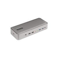 Produktbild för StarTech.com Dual-Laptop USB-C KVM Docking Station, Dual Monitor 4K 60Hz DisplayPort Dock, 5-Port USB Hub, GbE, 90W/45W Power Delivery to Two Laptops, Windows/Mac, 2-Host KVM Dock - dockningsstation - USB-C 3.2 Gen 2 - 2 x DP - 1GbE - TAA-kompatibel