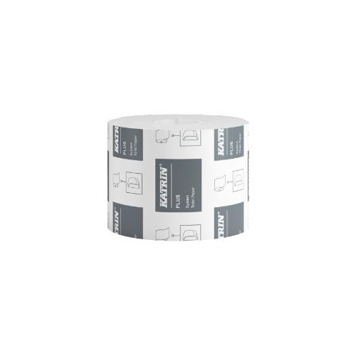 KATRIN Toiletpapir Katrin Plus System 2-lag, hvid, nyfiber, med hyl...