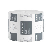 Produktbild för Toiletpapir Katrin Plus System 2-lag, hvid, nyfiber, med hyl...