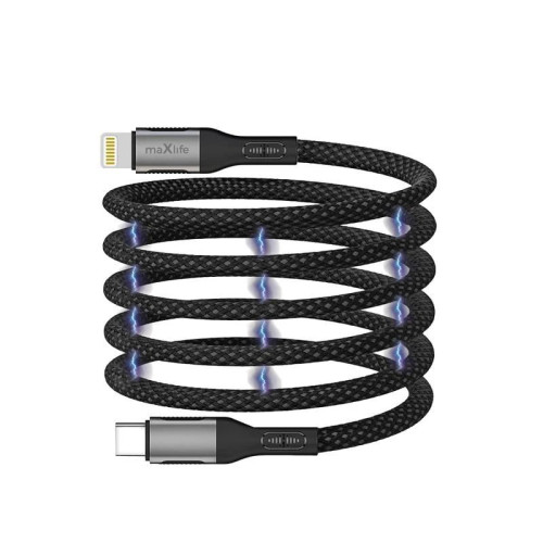 MaxLife Maxlife magnetkabel MXUC-11 USB-C till Lightning 1,0 m 27W s...