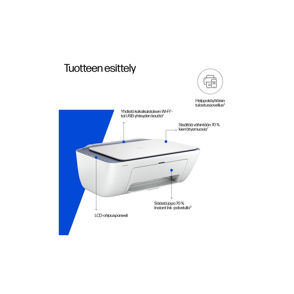 Produktbild för HP Deskjet 2922 All-in-One - multifunktionsskrivare - färg