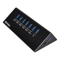 Produktbild för Sandberg USB 3.0 Hub 7 ports - hubb - 7 portar