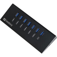 Produktbild för Sandberg USB 3.0 Hub 7 ports - hubb - 7 portar