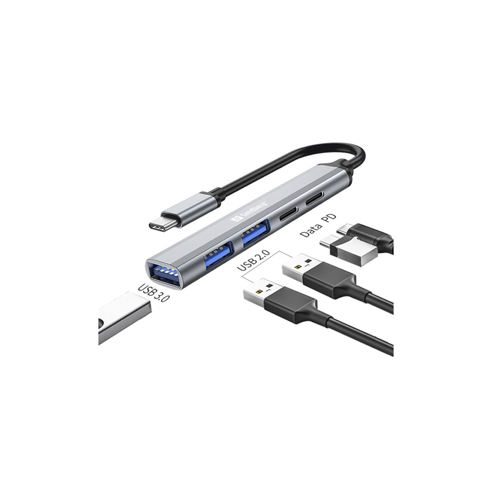 Produktbild för Sandberg - dockningsstation - USB-C