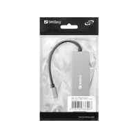 Produktbild för Sandberg - dockningsstation - USB-C - HDMI - 1GbE