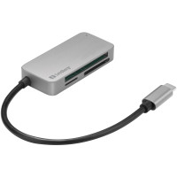 Produktbild för Sandberg USB-C Multi Card Reader Pro - kortläsare - USB-C