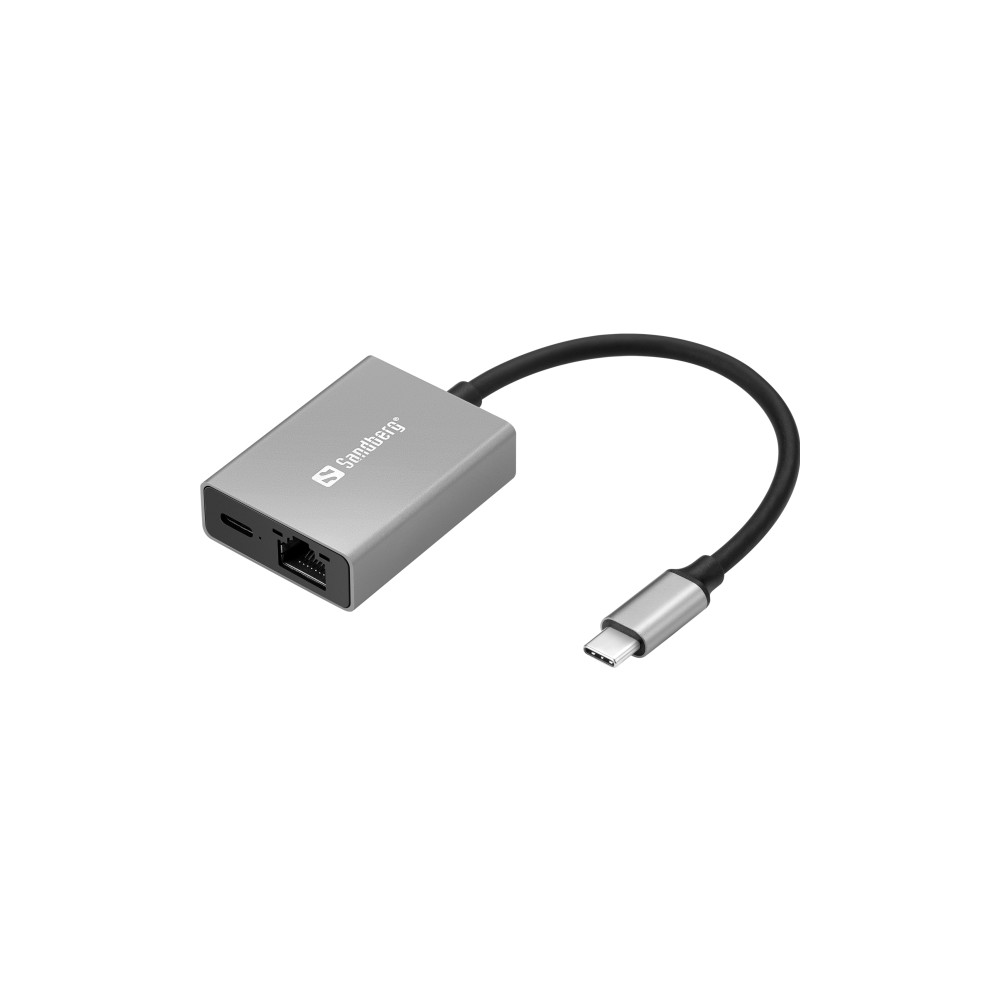 Produktbild för Sandberg - nätverksadapter - USB-C - Gigabit Ethernet