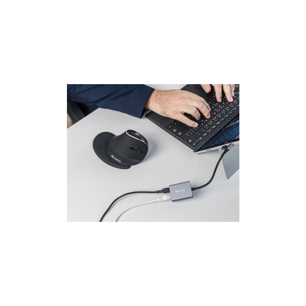 Produktbild för Sandberg - nätverksadapter - USB-C - Gigabit Ethernet