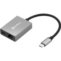 Produktbild för Sandberg - nätverksadapter - USB-C - Gigabit Ethernet