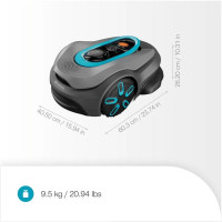 Produktbild för Gardena Sladdlös robotgräsklippare smart SILENO sense
