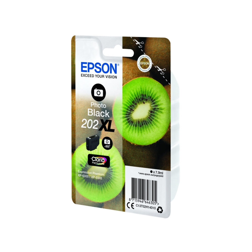Produktbild för Epson 202XL - hög kapacitet - foto-svart - original - bläckpatron